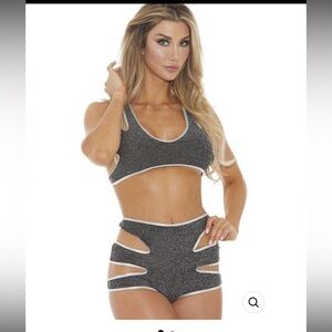 Metallic Glitter Cutout Set